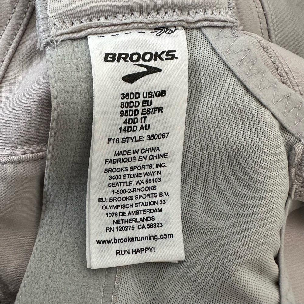 Brooks Embody Underwire Bra 36 DD - Picture 6 of 8